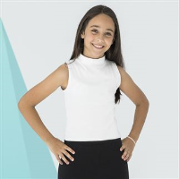 Kids high neck crop vest