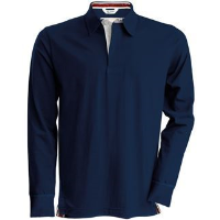 Long sleeve rugby polo shirt