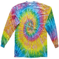 Long sleeve tie-dye T