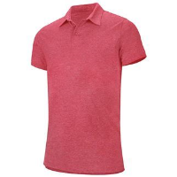 Melange short sleeve polo shirt