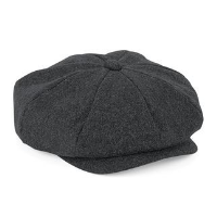 Melton wool baker boy cap