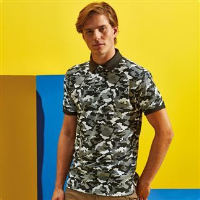 Men's camo piqu&#233; polo