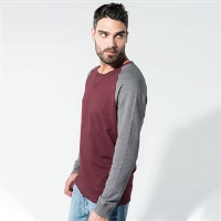 Organic two-tone sweatshirt