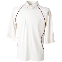 Piped Coolplus&#174; cricket shirt