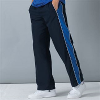 Piped track pants