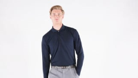 Piqu&#233; polo long-sleeved (classic fit)