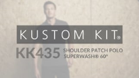 Shoulder patch polo shirt Superwash&#174; 60&#176;C