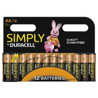 Simply by Duracell AA 12-pack