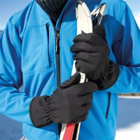 Softshell thermal glove