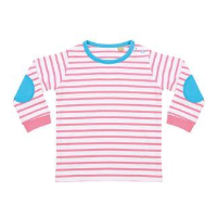 Striped long-sleeved t-shirt