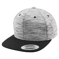 Stripes melange crown snapback (6089SC)