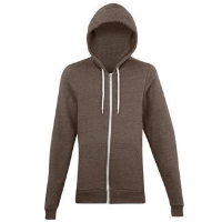 Triblend terry zip hoodie (TRT497)