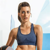 TriDri&#174; seamless '3D fit' multi-sport denim look bra