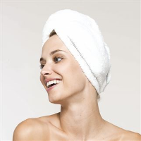 Ultra-soft microfibre hair towel