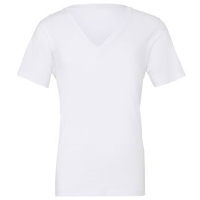 Unisex Jersey deep v-neck t-shirt