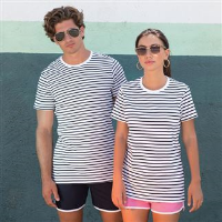 Unisex striped T