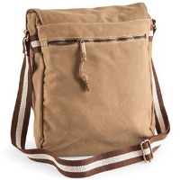 Vintage canvas messenger