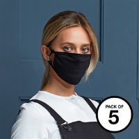 Washable 2-ply face covering (pack of 5)