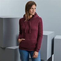 Women's authentic melange hooded sweatshirt