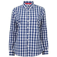 Women's checked cotton shirt