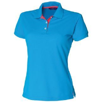 Women's contrast 65/35 piqu&#233; polo shirt