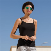 Women's feel-good stretch spaghetti vest