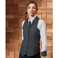 Women's herringbone waistcoat