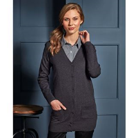 Women's longline knitted cardigan