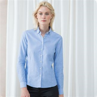 Women's modern long sleeve Oxford shirt