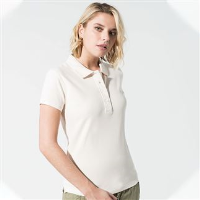 Women's organic piqu&#233; short sleeve polo shirt