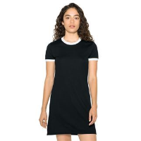 Women's polycotton ringer t-shirt dress