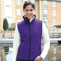 Women's printable softshell bodywarmer