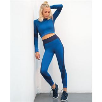 Women's seamless panelled leggings