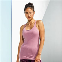 Women's TriDri&#174; seamless '3D fit' multi-sport sculpt vest with secret support