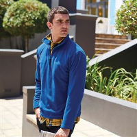 Zip-neck microfleece