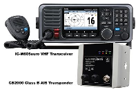  IC-M605EURO Multi-Station VHF/DSC Radio with Class B AIS Transponder