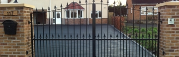 Automatic Wrought Iron Gates In Midlands