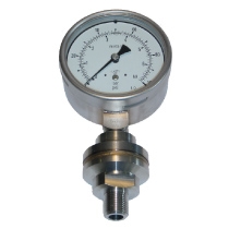 Welded Chemical Seal with Gauge Model 14W