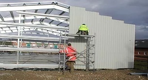 Outdoor Storage Buildings For Helicopter Repairs