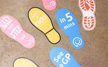 Nationwide Supplier Of Footprint Stickers