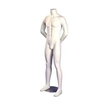 Headless Male Mannequins With Arms Behind Back