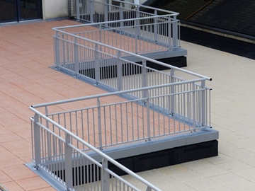 Aluminium Balustrade System For Roof Terraces