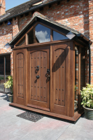 Custom Design Seasoned Oak Doors