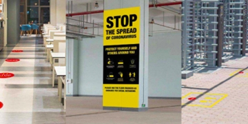 Social Distancing Floor Stickers & Signage Solutions