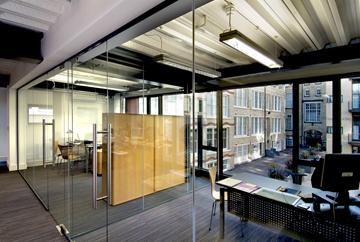 Clearline Frameless Partition System