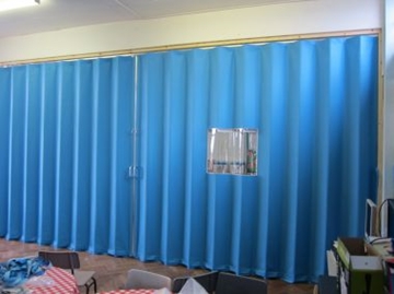 Timber Concertina Partitions Installation Services For Village Halls