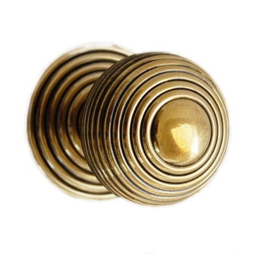 Brass Beehive Centre Door Knob or Pull