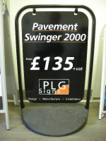 Pavement Swinger Boards For Cafes In Crawley