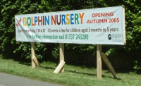 Banner Signage For Nurseries In Epsom