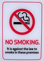 Indoor No Smoking Signage In Oxted